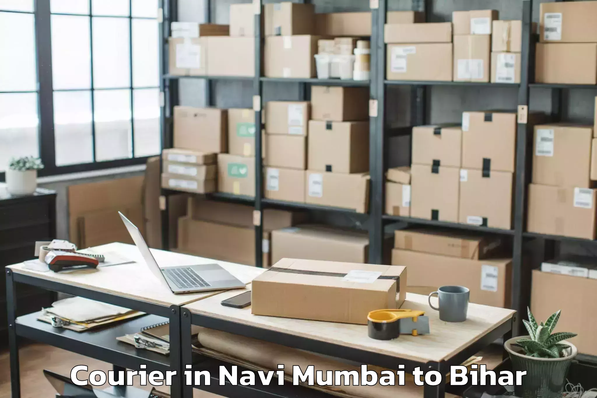 Get Navi Mumbai to Gwalpara Courier